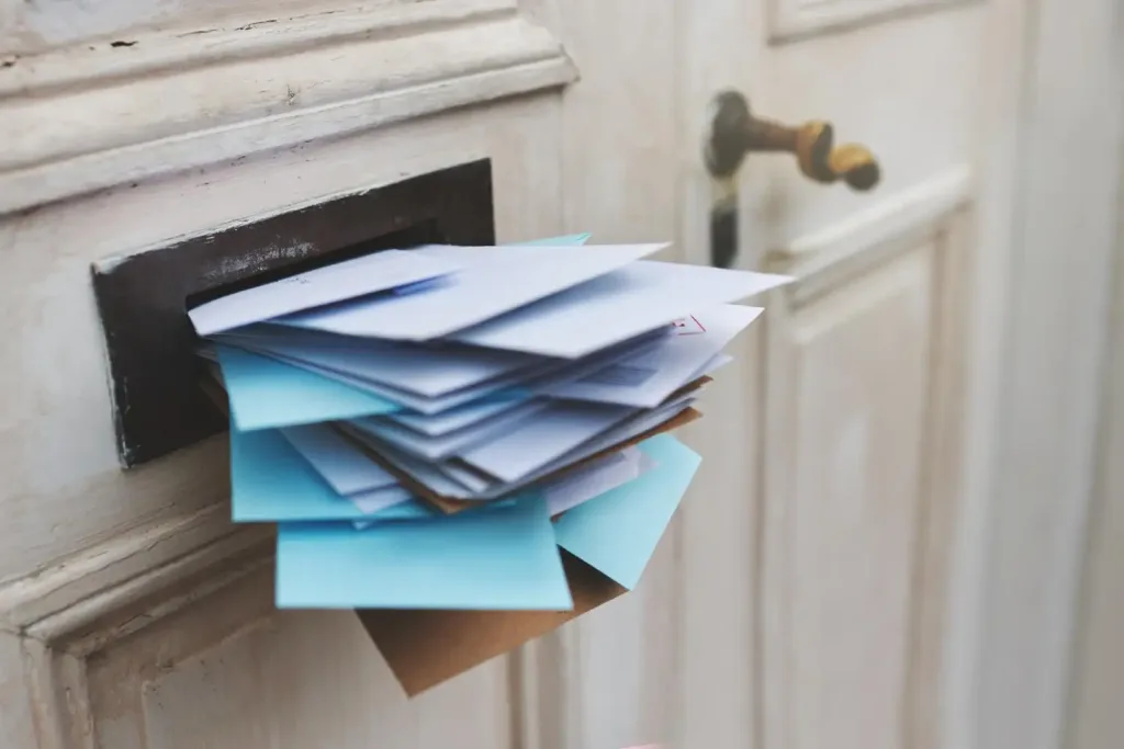 Delogierung Wien: Räumungsanzeige und gerichtliche Schreiben im Briefkasten bei drohender Zwangsräumung